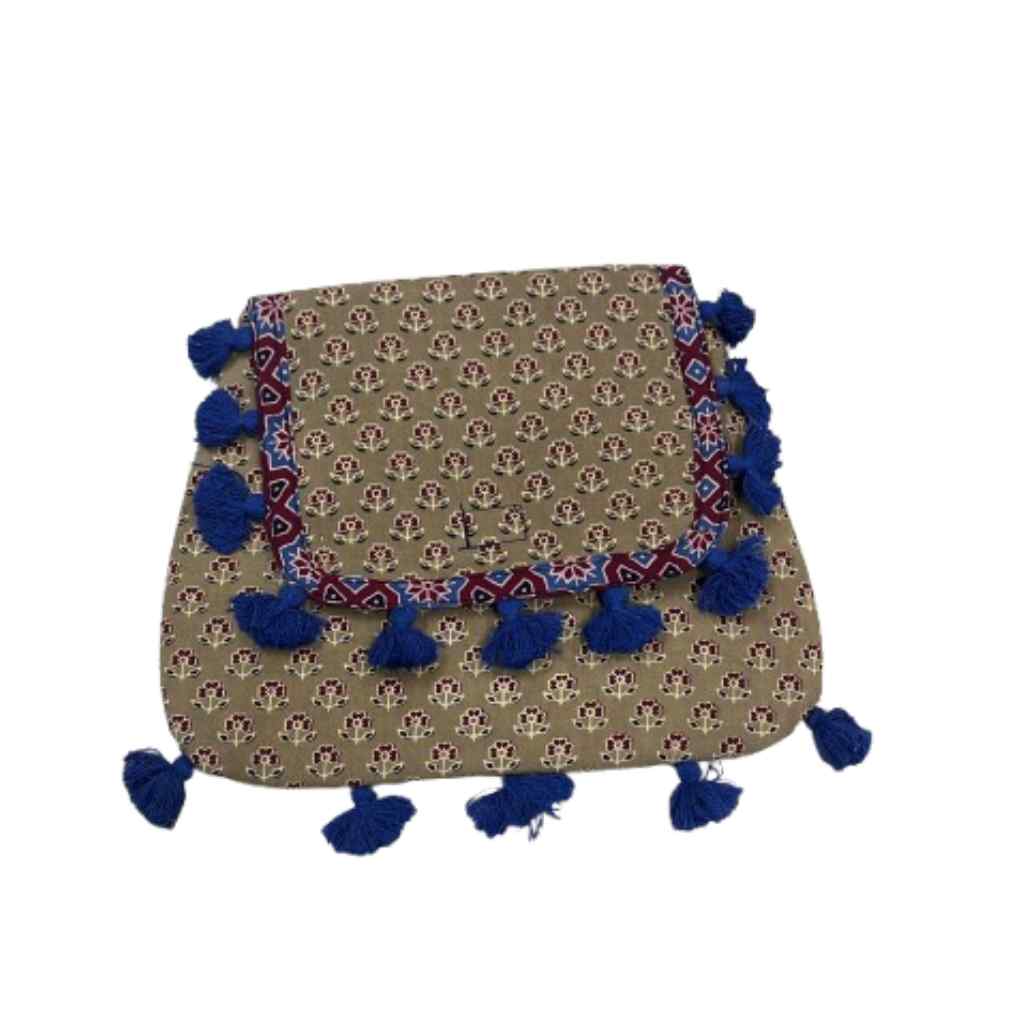 Indie Craft  Printed Ajrakh Sling Bag