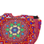 Ethnic Motifs Embroidered Boho Tote Bag