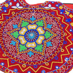 Ethnic Motifs Embroidered Boho Tote Bag