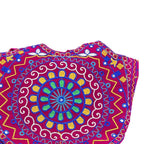 Ethnic Motifs Embroidered Boho Tote Bag