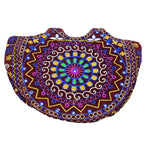 Ethnic Motifs Embroidered Boho Tote Bag