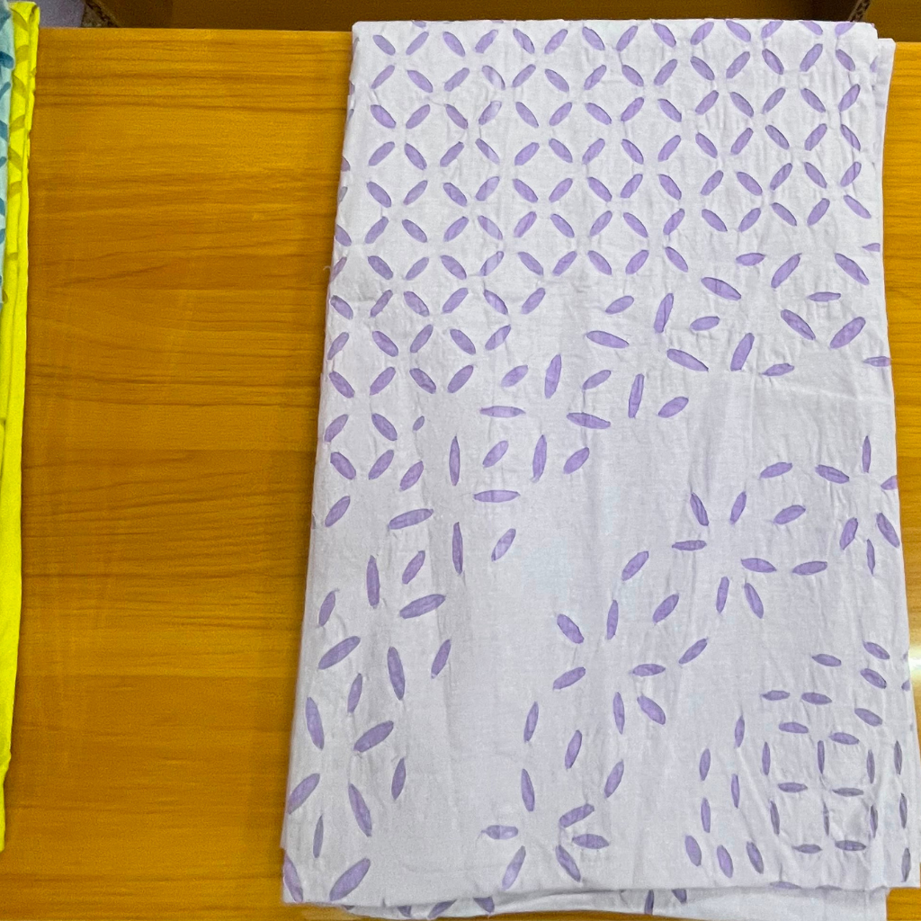 Handmade Applique Single Bedsheet (Without Pillow Cover)