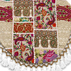 Bohemian Vibes Tassel Embroidered Tote Bag for Women