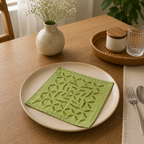 Soft Charm Applique Cutwork Cotton Table Napkin