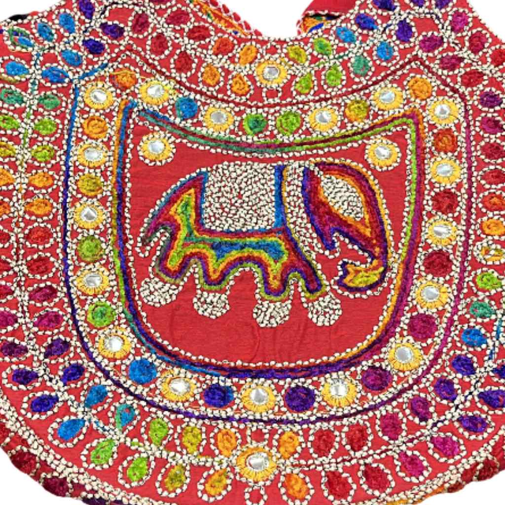 Elephant Threadwork Rajasthani Tote Bag