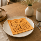 Soft Charm Applique Cutwork Cotton Table Napkin