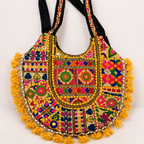Boho Tassel Embroidered Tote Bag for Women