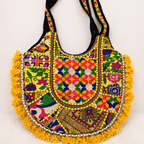 Boho Tassel Embroidered Tote Bag for Women