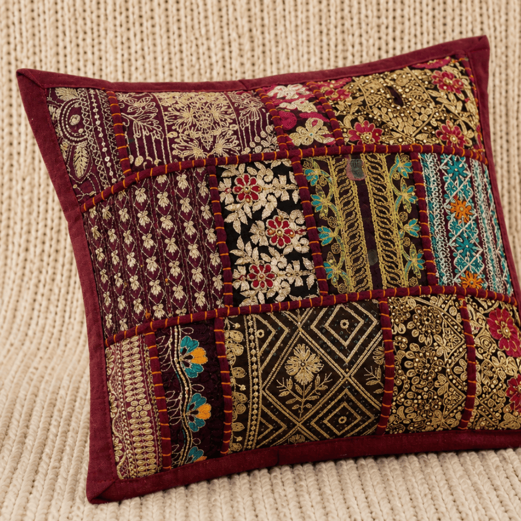 Boho Patchwork Cushion Cover for Home Décor