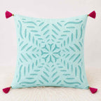 Color Hues Applique Cutwork Cushion Cover