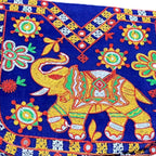 Elephant Threadwork Rajasthani Tote Bag