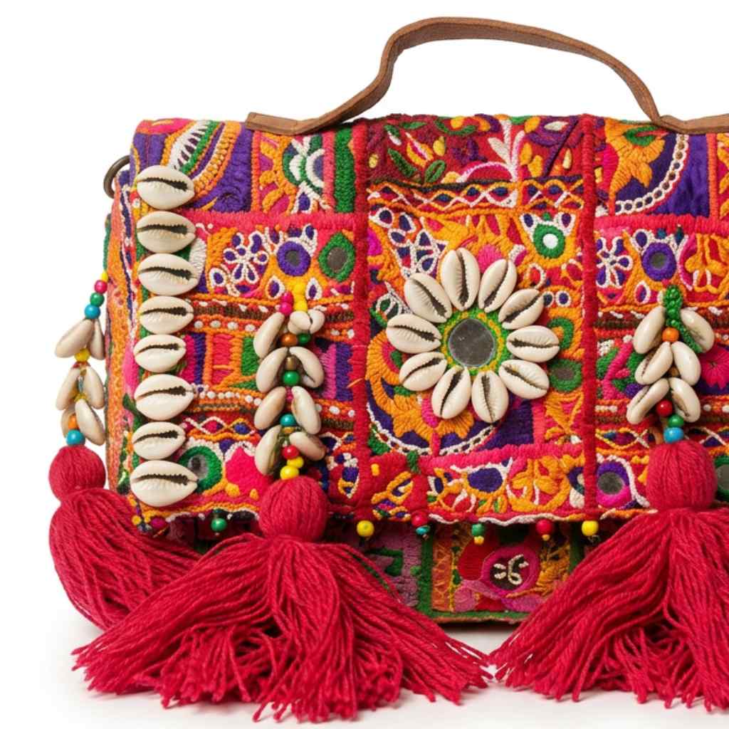 Gypsy Style Embroidered Banjara Bag
