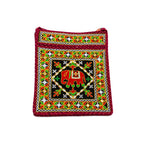 Folk Art Elephant Embroidered Sling Bag