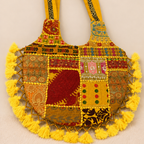 Bohemian Vibes Tassel Embroidered Tote Bag for Women