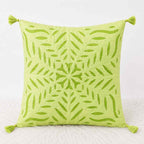 Color Hues Applique Cutwork Cushion Cover