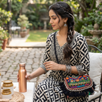 Vibrant Vibes Embroidered Sling Bag for Women
