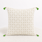 Intricate Applique Cutwork Cushion Cover