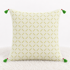 Intricate Applique Cutwork Cushion Cover