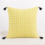 Intricate Applique Cutwork Cushion Cover