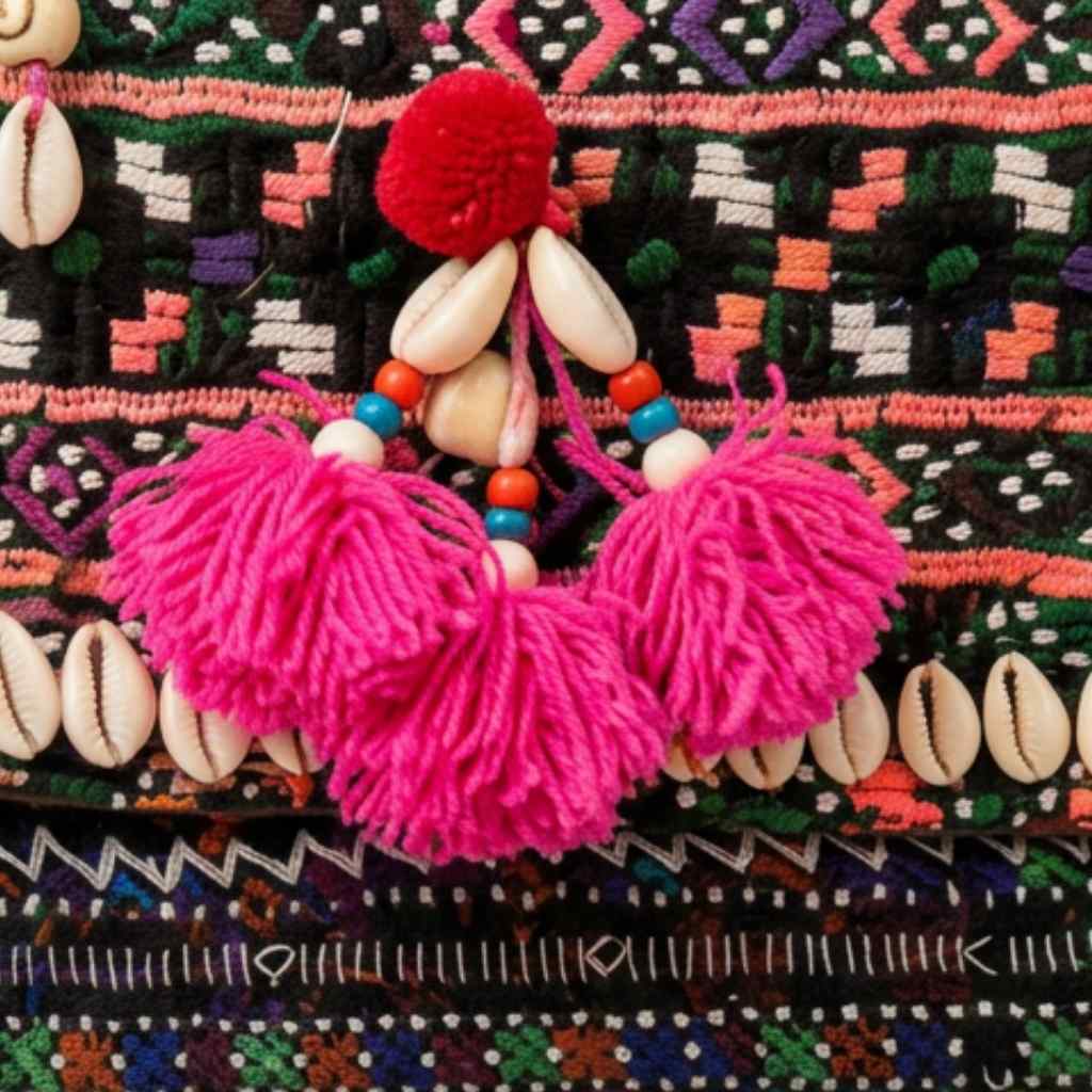 Folk Fusion Colorful Embroidered Banjara Bag with Codi Accents