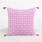 Intricate Applique Cutwork Cushion Cover