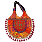 Wanderlust Tassel Embroidered  Tote Bag