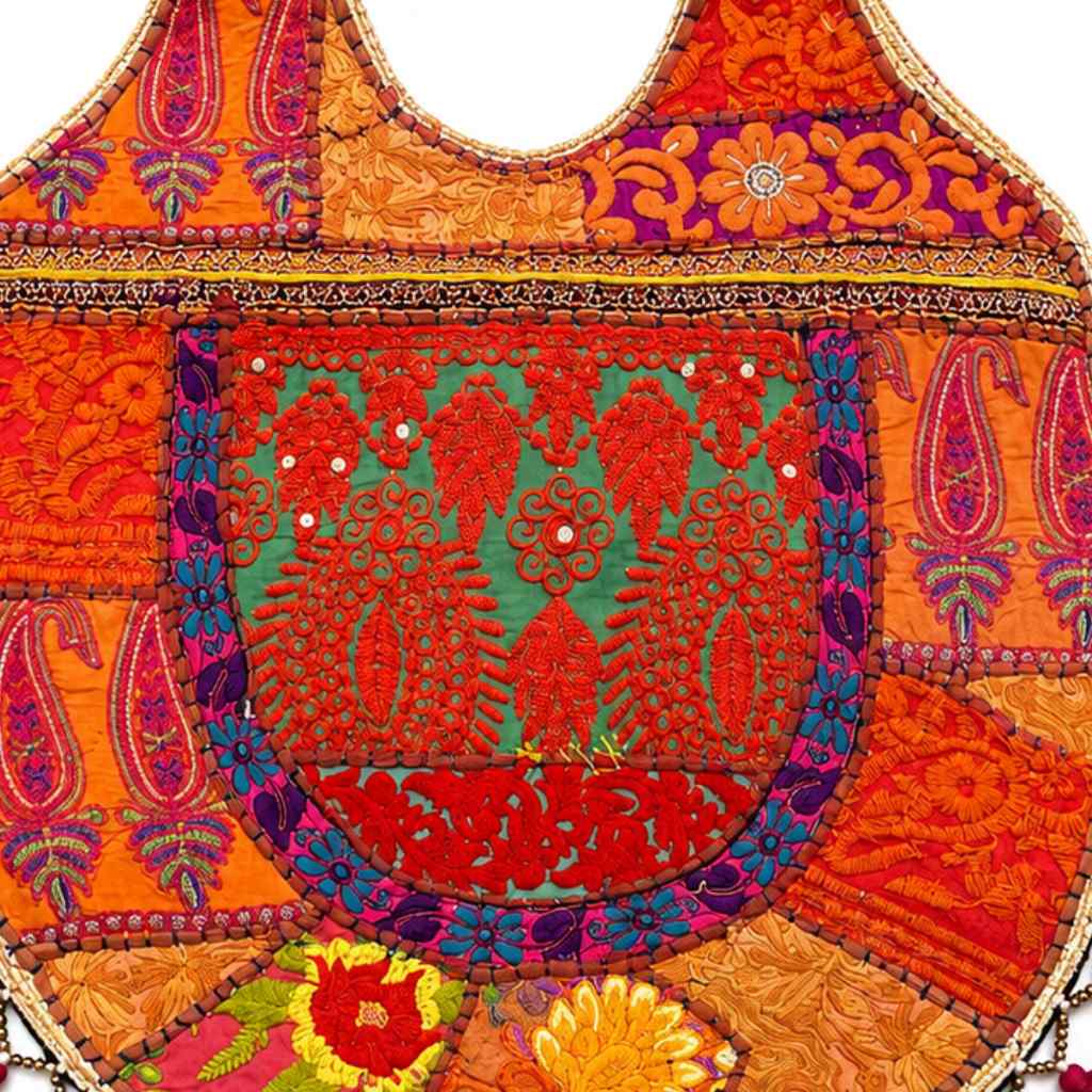 Wanderlust Tassel Embroidered  Tote Bag