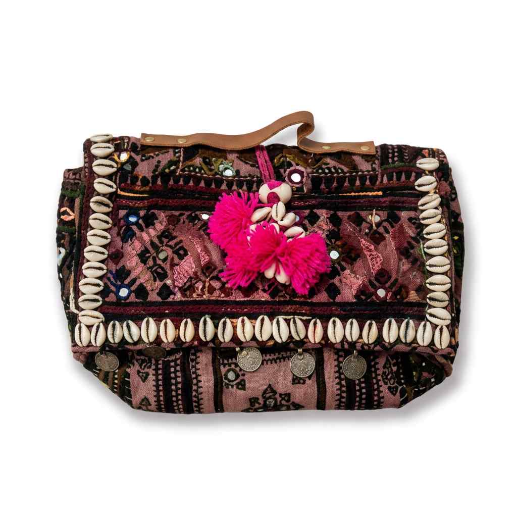 Folk Fusion Colorful Embroidered Banjara Bag with Codi Accents