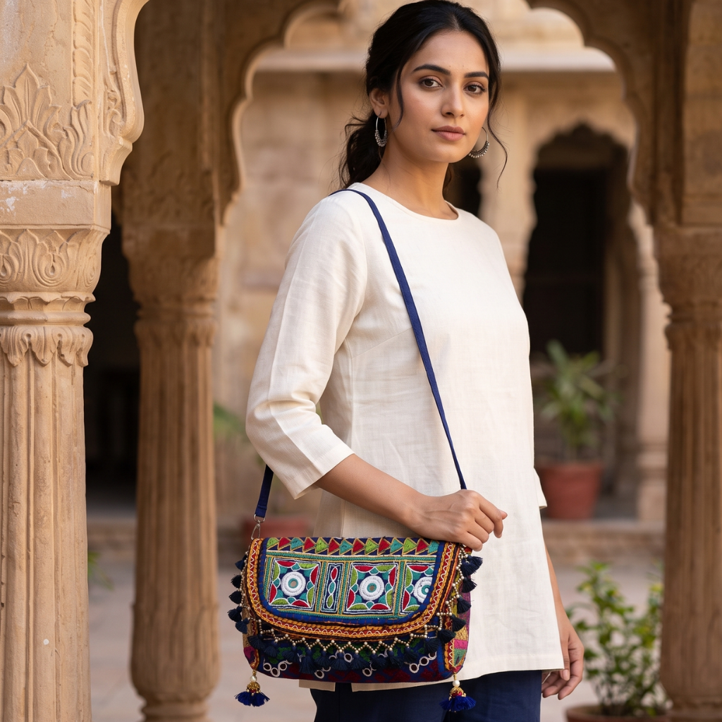 Fusion Trails Small Banjara Sling Purse