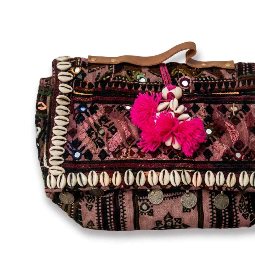 Folk Fusion Colorful Embroidered Banjara Bag with Codi Accents