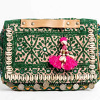 Folk Fusion Colorful Embroidered Banjara Bag with Codi Accents