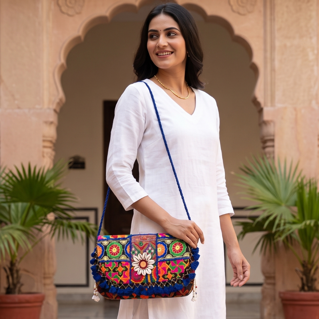 Fusion Trails Small Banjara Sling Purse