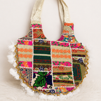 Bohemian Vibes Tassel Embroidered Tote Bag for Women
