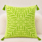 Statement Applique Cutwork Cushion Cover