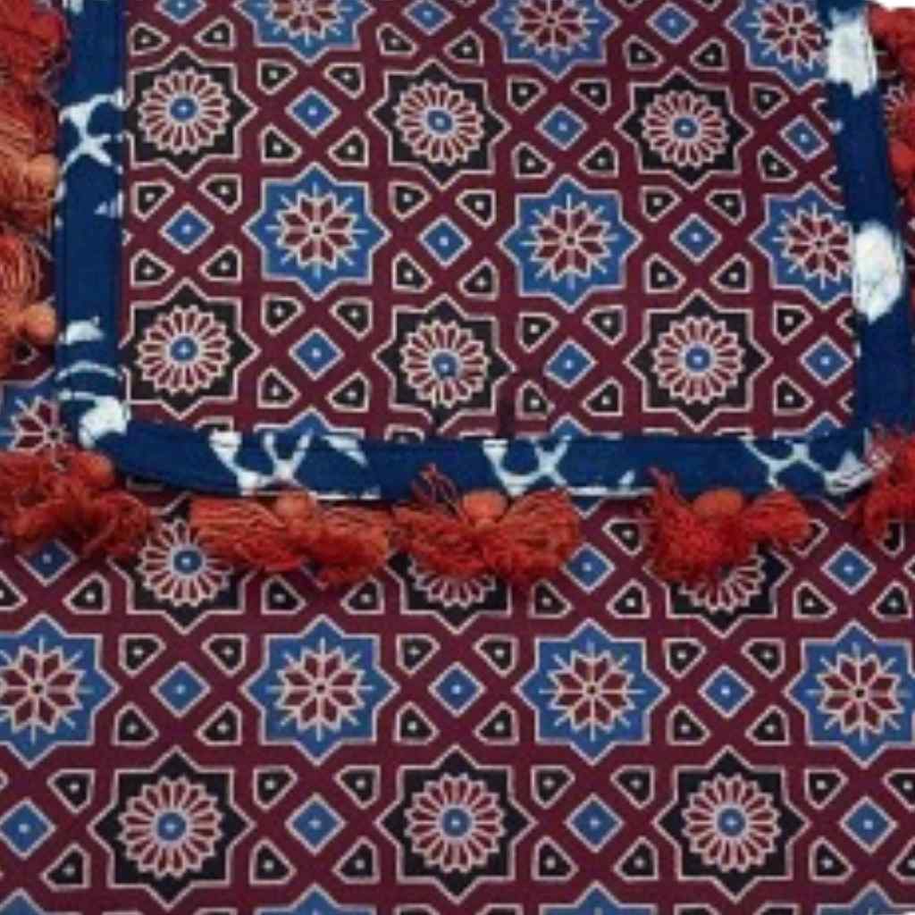 Indie Craft  Printed Ajrakh Sling Bag