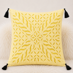 Statement Applique Cutwork Cushion Cover