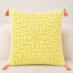 Statement Applique Cutwork Cushion Cover