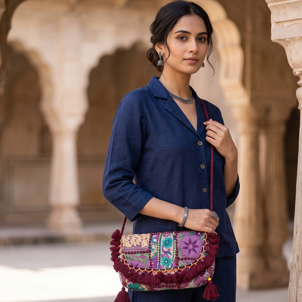 Fusion Trails Small Banjara Sling Purse