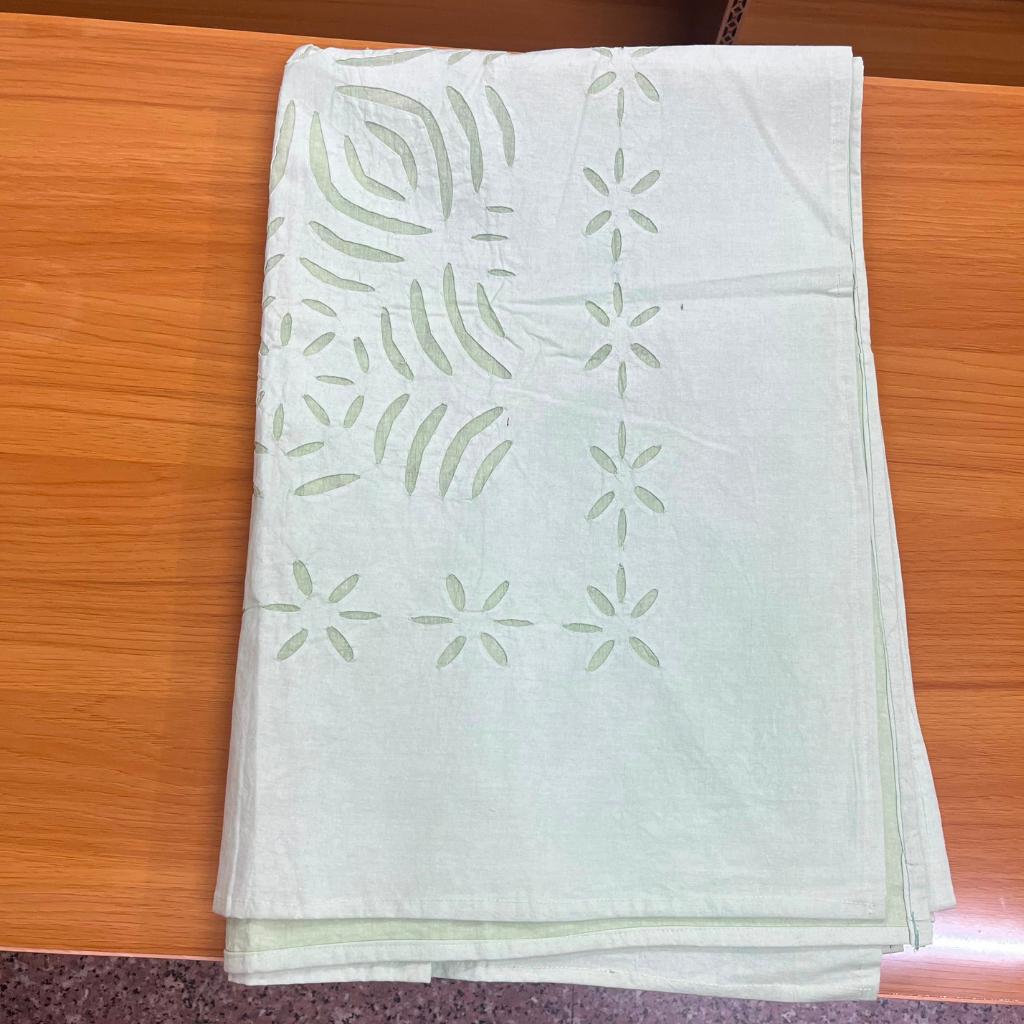 Traditional Handmade Single Applique Bedsheet