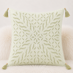 Statement Applique Cutwork Cushion Cover