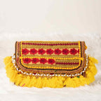 Sunlit Tassel Embroidered Sling Bag for Women