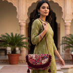 Nomad Banjara Embroidered Sling Purse