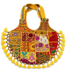 Wanderlust Tassel Embroidered  Tote Bag