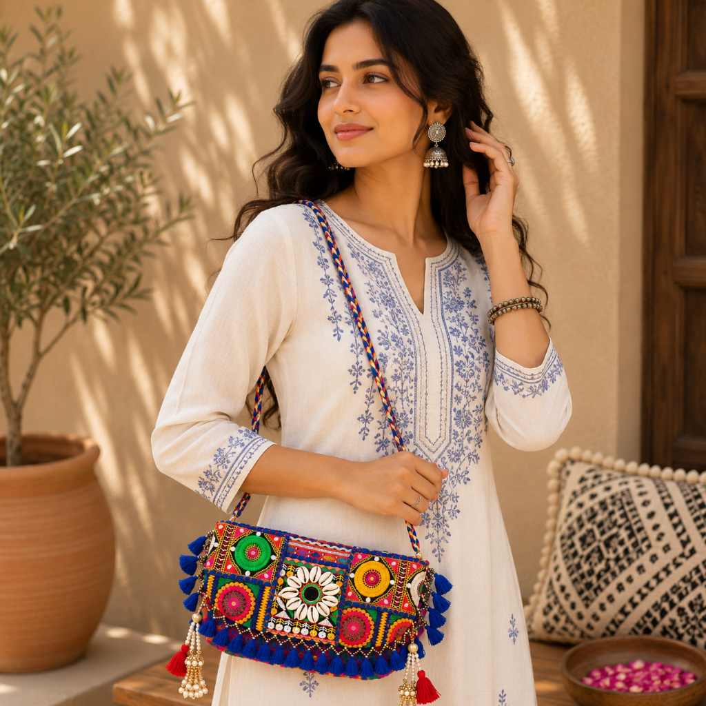 Fusion Trails Small Banjara Sling Purse