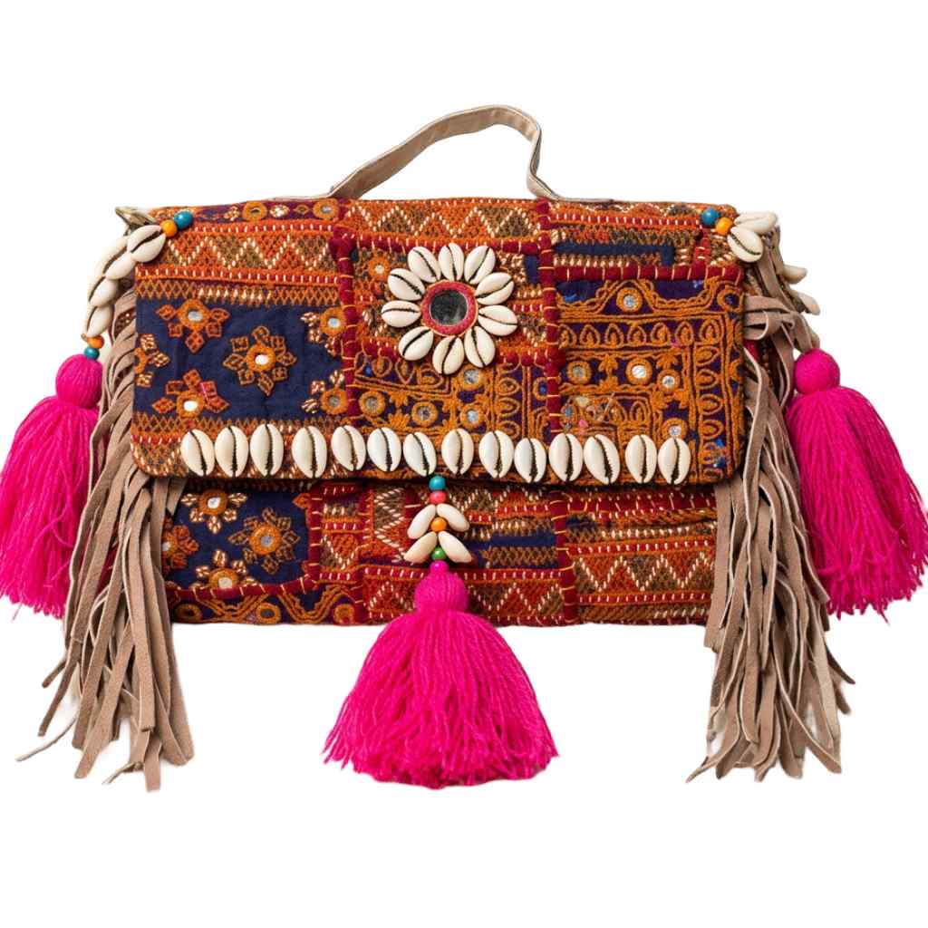 Tribal Charm Embroidered Banjara Bag for Women