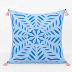 Color Hues Applique Cutwork Cushion Cover