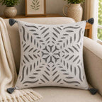 Color Hues Applique Cutwork Cushion Cover