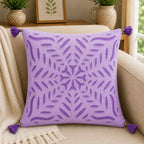 Color Hues Applique Cutwork Cushion Cover