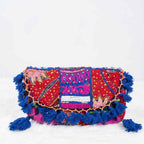 Boho Embroidered Sling Purse for Women