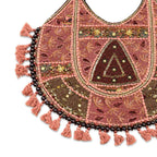 Pastel Weave Zari Embroidered Tote Bag for Women